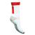 Socquettes Polyamide SKINLIFE Blanc/Rouge Taille 38-42