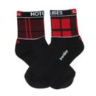 Socquettes Bamboo Noir/Rouge Taille XL 46+