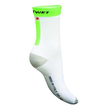 Socquettes Polyamide SKINLIFE Blanc/Vert Fluo Taille 38-42