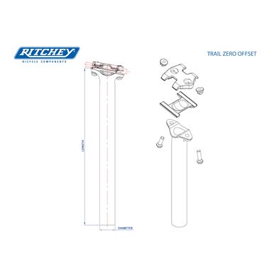 Tige WCS CARBON ZERO 400MM