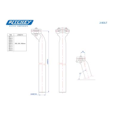 Tige COMP 2-BOLT