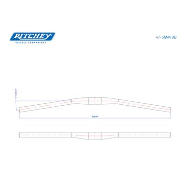 Cintre WCS PLAT +/-5 740MM / 9D