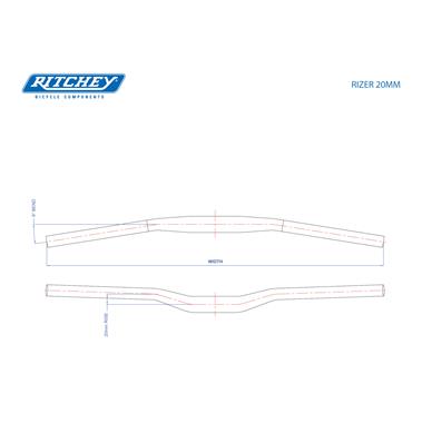 Cintre COMP RIZER 740 MM / 20MM RISE